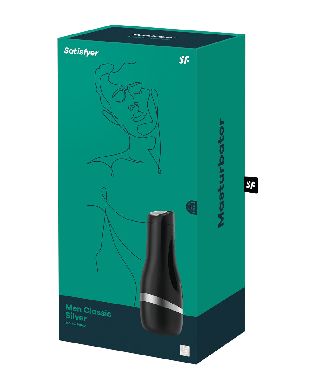 Satisfyer Satisfyer Men Classic - Black/Silver - Image 15