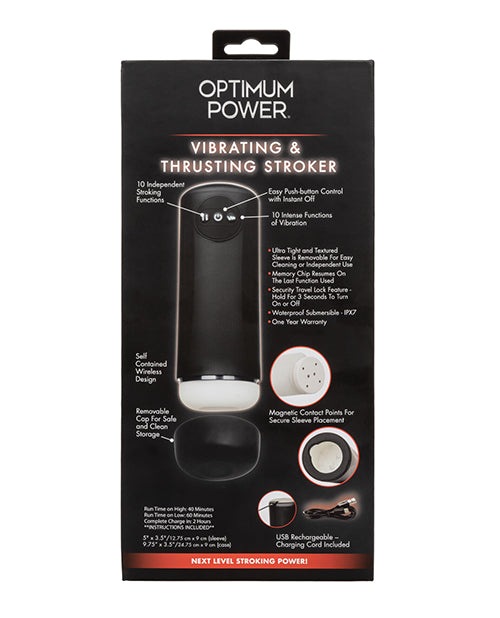 Optimum Power Optimum Power Vibrating & Thruster Stroker - Image 5