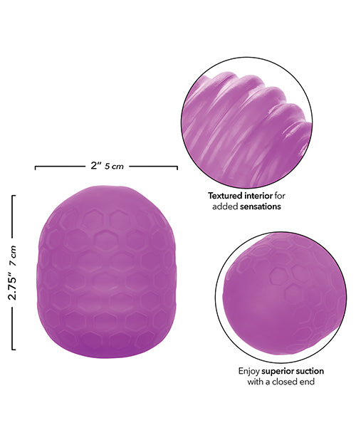 Pop Sock Pop Sock! Textured Masturbator - Purple - Image 9