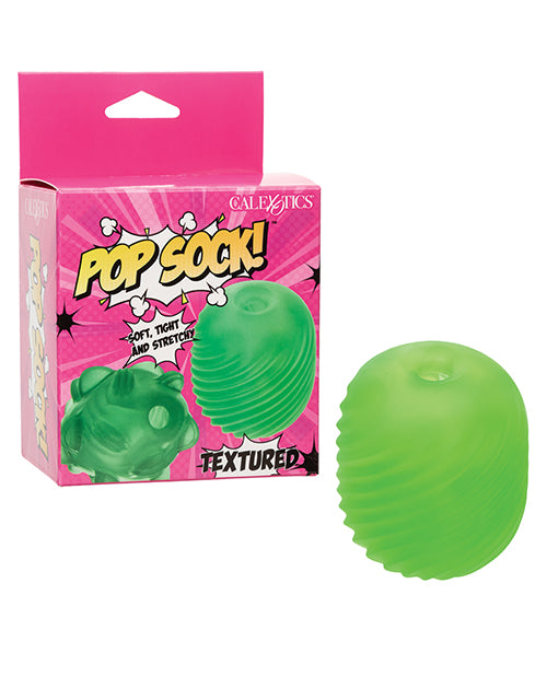 Pop Sock Pop Sock! Textured Masturbator - Green - Image 7