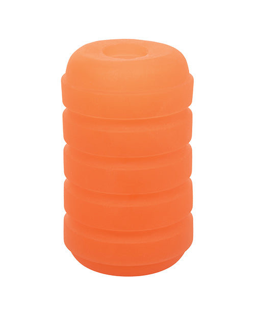 Pop Sock Pop Sock! Ribbed Masturbator - Orange - Image 8