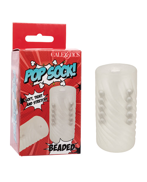 Pop Sock Pop Sock! Beaded Stroker - Clear - Image 7