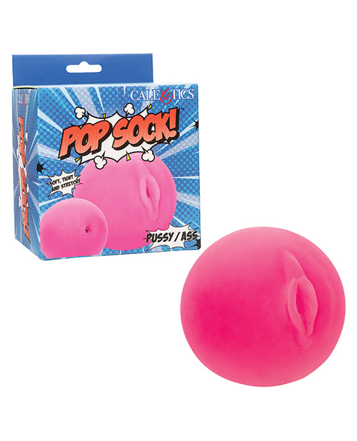 Pop Sock Pop Sock! Pussy & Ass Ball Masturbator - Pink - Image 7