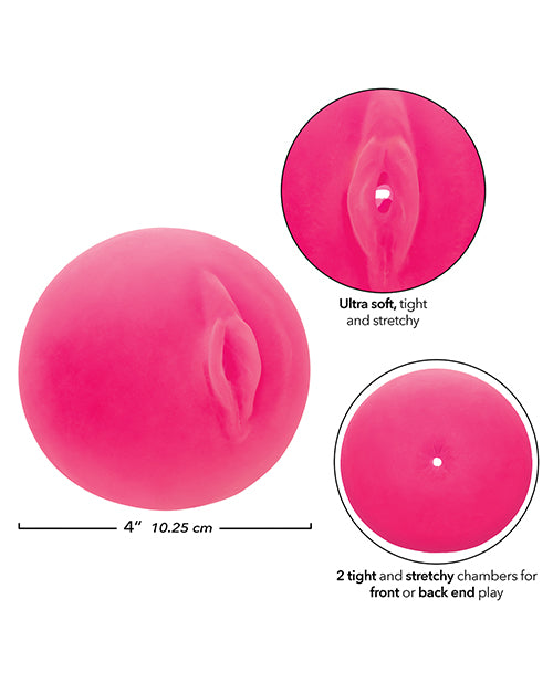 Pop Sock Pop Sock! Pussy & Ass Ball Masturbator - Pink - Image 9