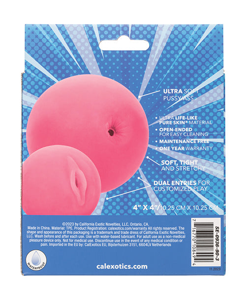 Pop Sock Pop Sock! Pussy & Ass Ball Masturbator - Pink - Image 4
