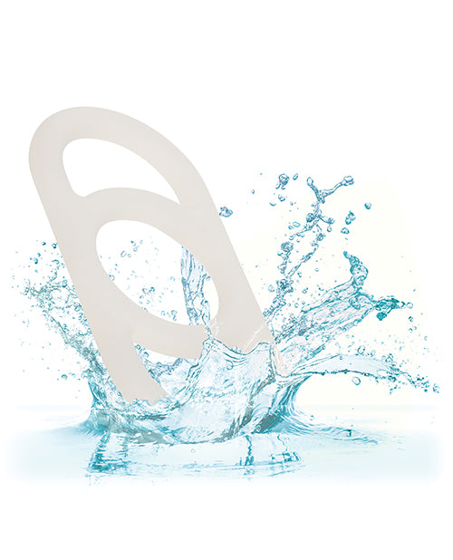 Alpha Liquid Silicone Commander Cock Ring - Natural