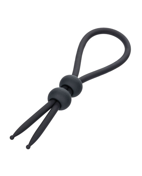 Alpha Liquid Silicone Dual Lasso - Black