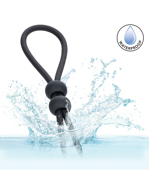 Alpha Liquid Silicone Dual Lasso - Black