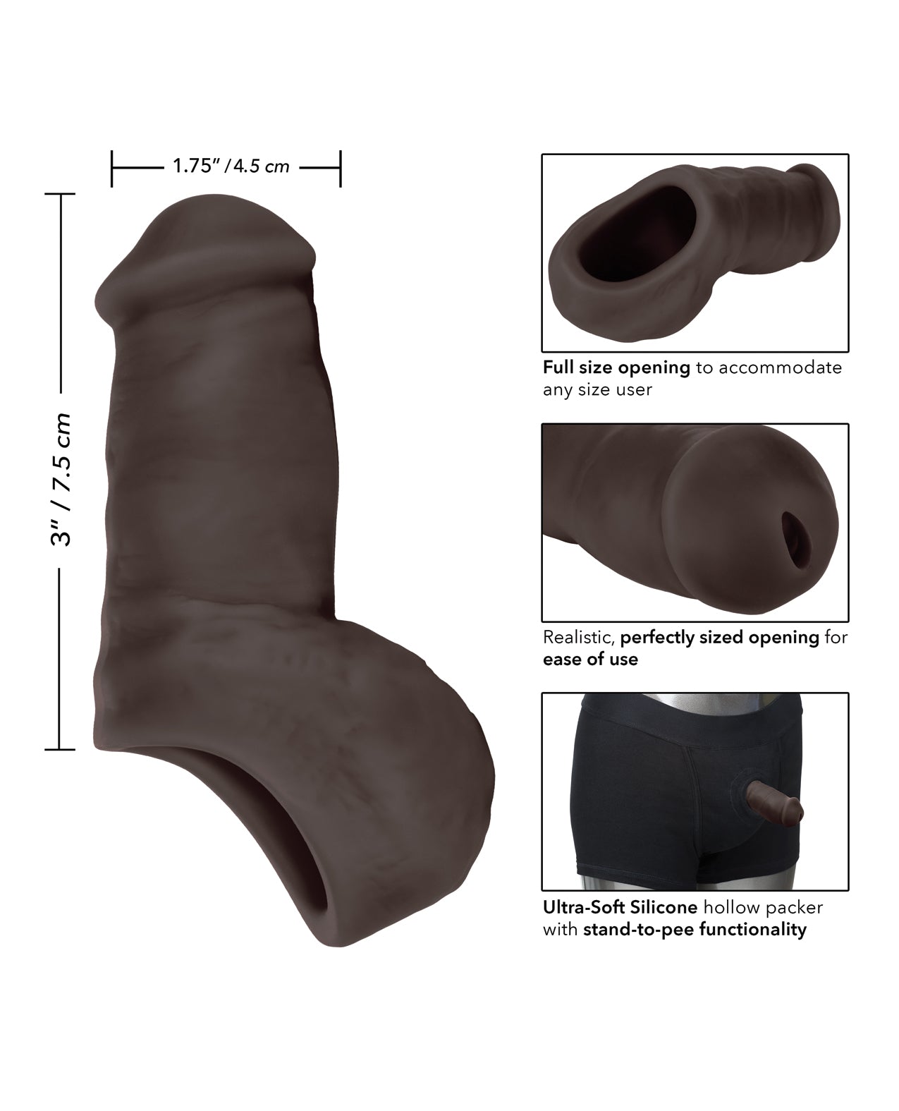 Packer Gear Ultra Soft Silicone STP - Black