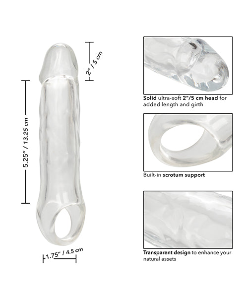 Performance Maxx Performance Maxx 7.5" Penis Extension - Clear - Image 5