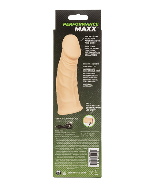 Performance Maxx Performance Maxx 7" Vibrating Penis Extension - Ivory - Image 6