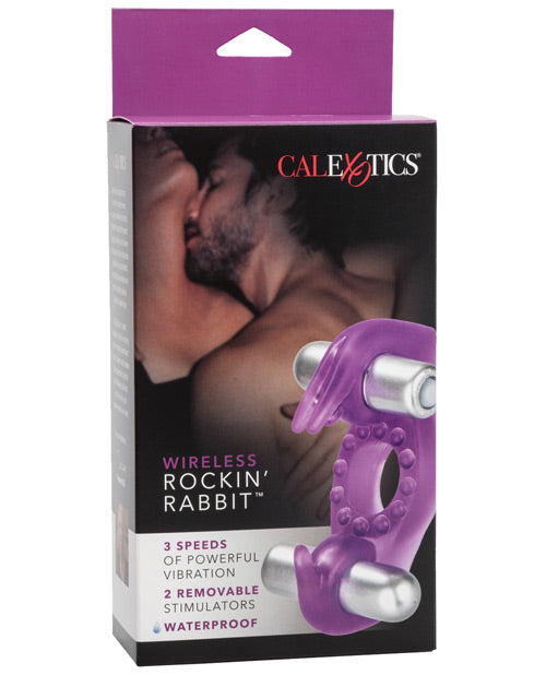 Couple's Enhancers Wireless Rockin' Rabbit - Purple - Image 3