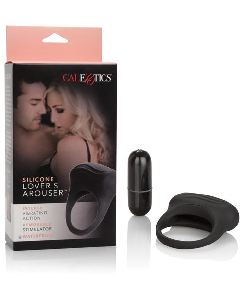 Couple's Enhancers Lovers Silicone Arouser - Black - Image 3