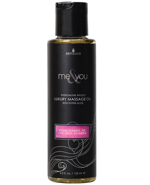 Sensuva Sensuva Me & You Massage Oil - 4.2 oz Sweet Secrets - Image 3