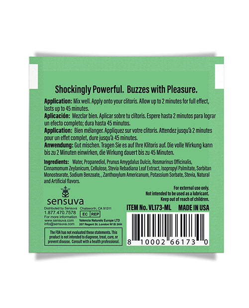 On ON For Her Arousal Gel Single Use Packet - 6 ml Spearmint