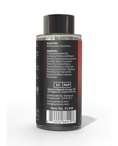 Sensuva Sensuva Me & You Massage Oil - 2 oz Island Passion - Image 2