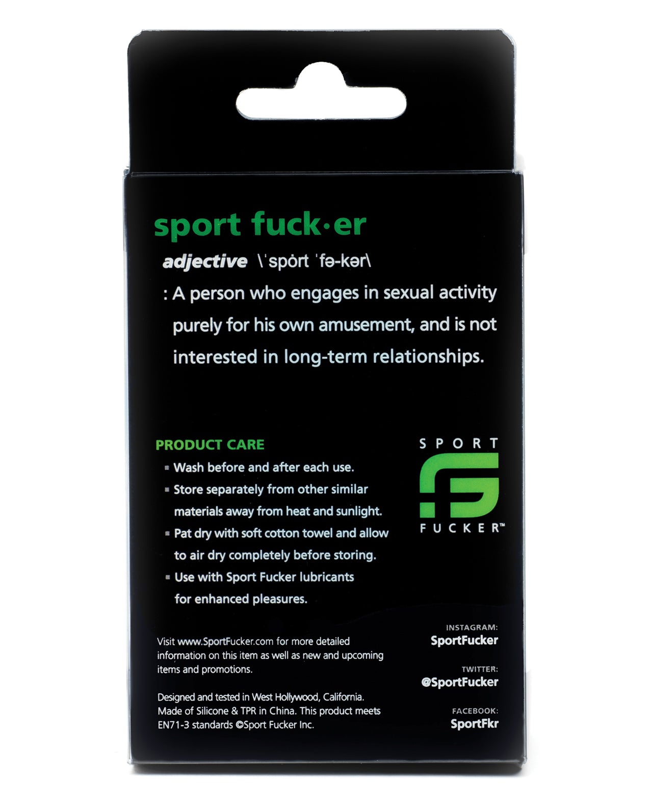 Sport Fucker Cum Plug Kit - Black
