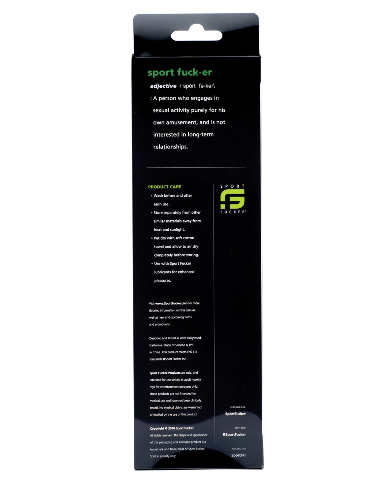 Sport Fucker 3 Way - Black