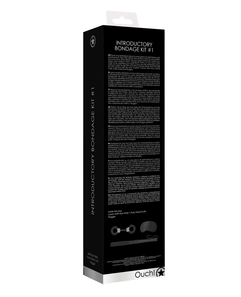 Shots Ouch Introductory Bondage Kit #1 - Black