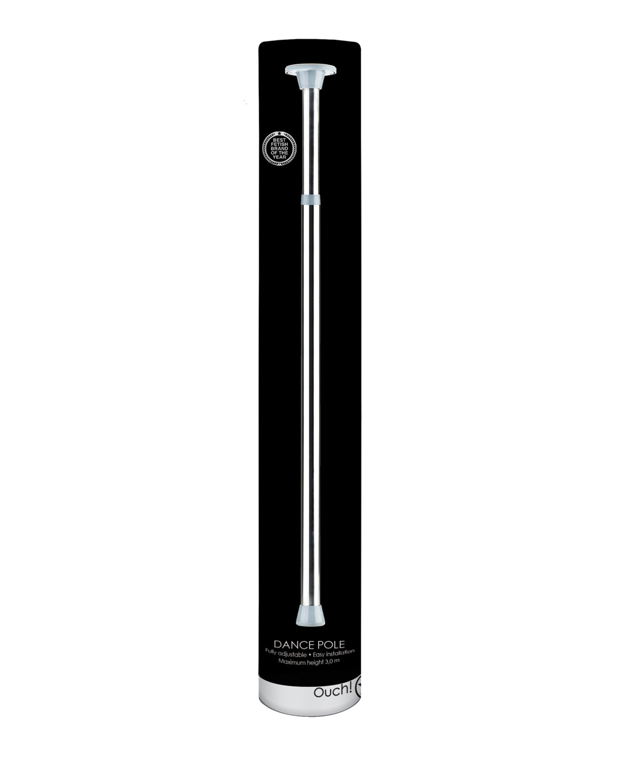 Shots Ouch Dance Pole - Silver