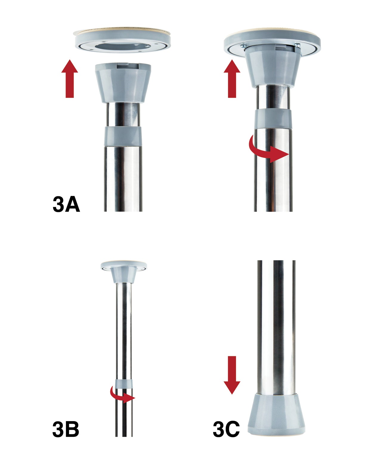 Ouch Shots Ouch Dance Pole - Silver - Image 2