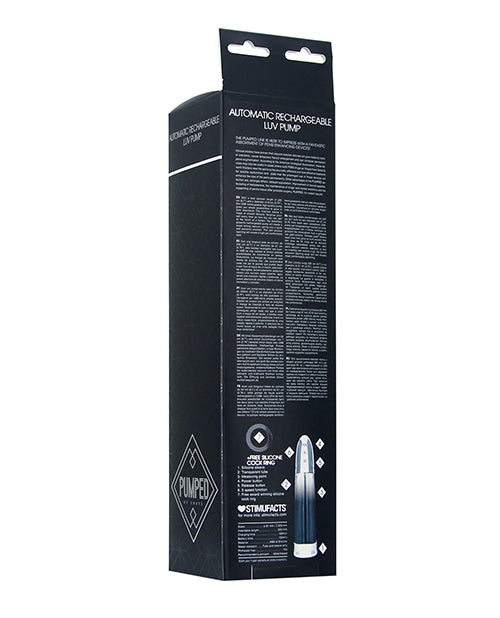 Shots Pumped Automatic Rechargeable Luv Pump - Transparent