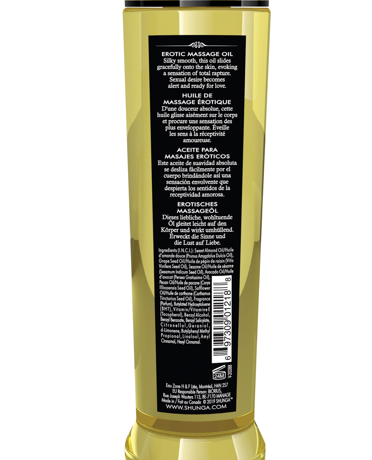 Shunga Shunga Massage Oil - 8 oz Asian Fusion - Image 2