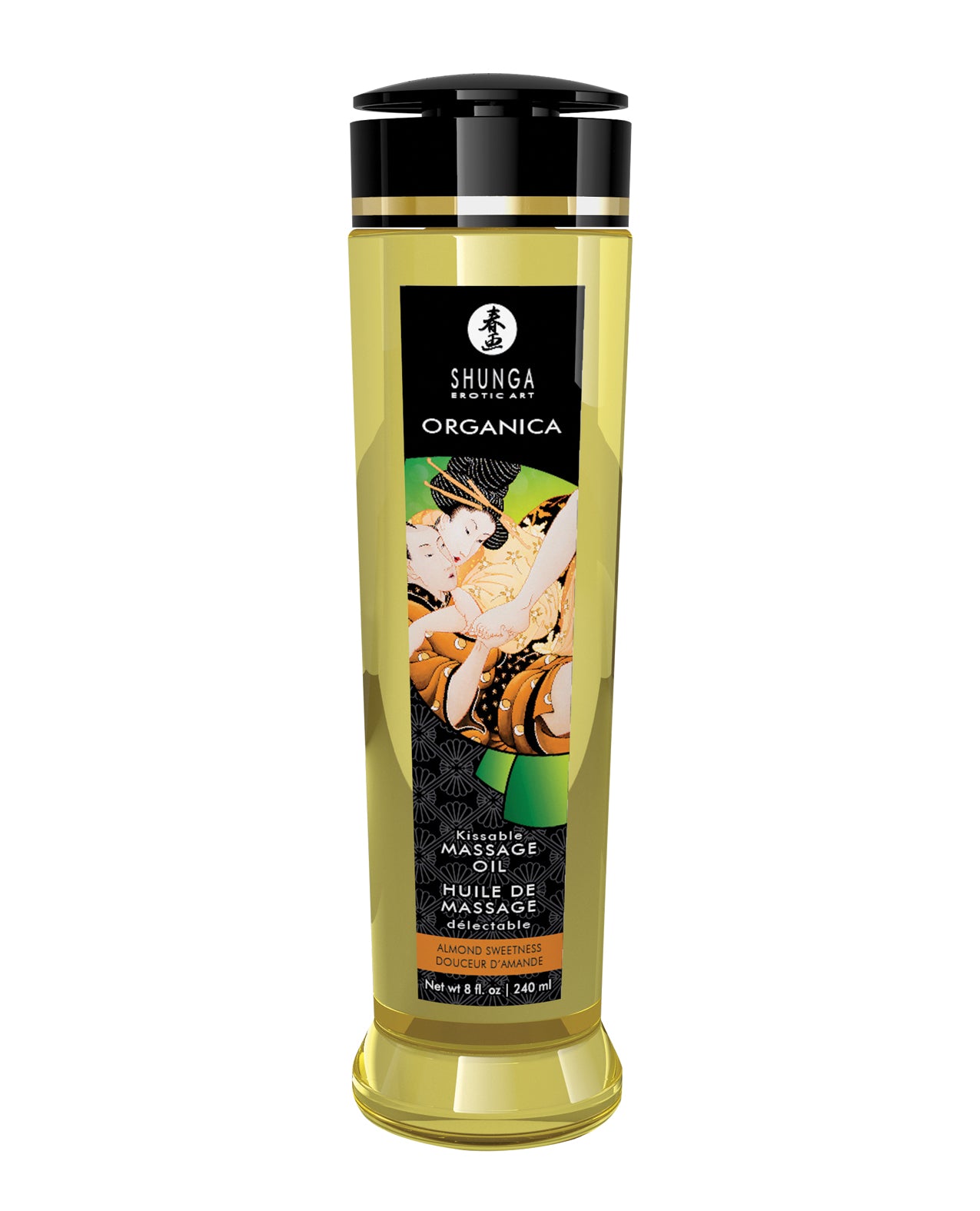 Shunga Shunga Organica Kissable Massage Oil - 8 oz Almond Sweetness - Image 3