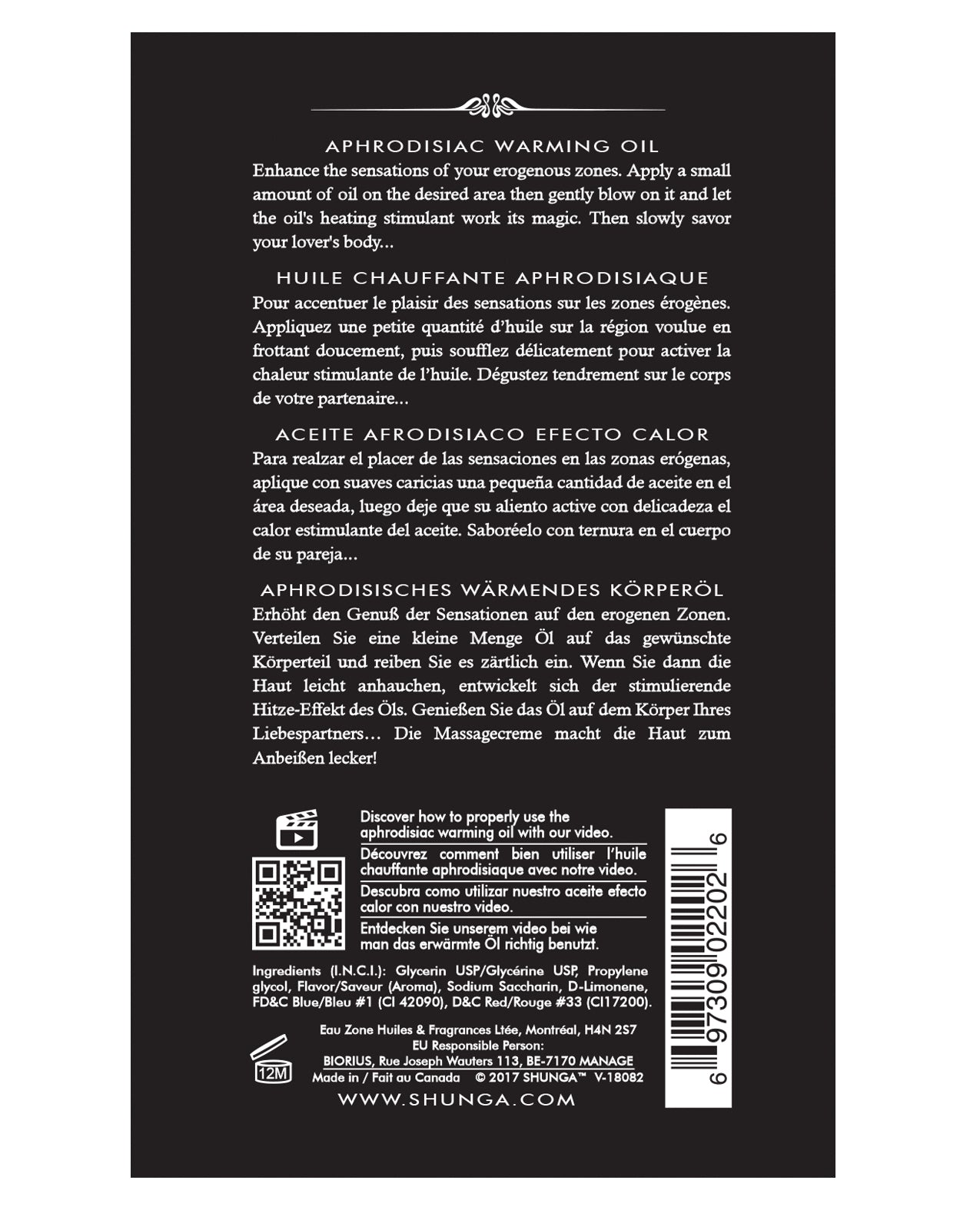 Shunga Shunga Warming Oil - 3.5 oz Exotic Fruits - Image 4