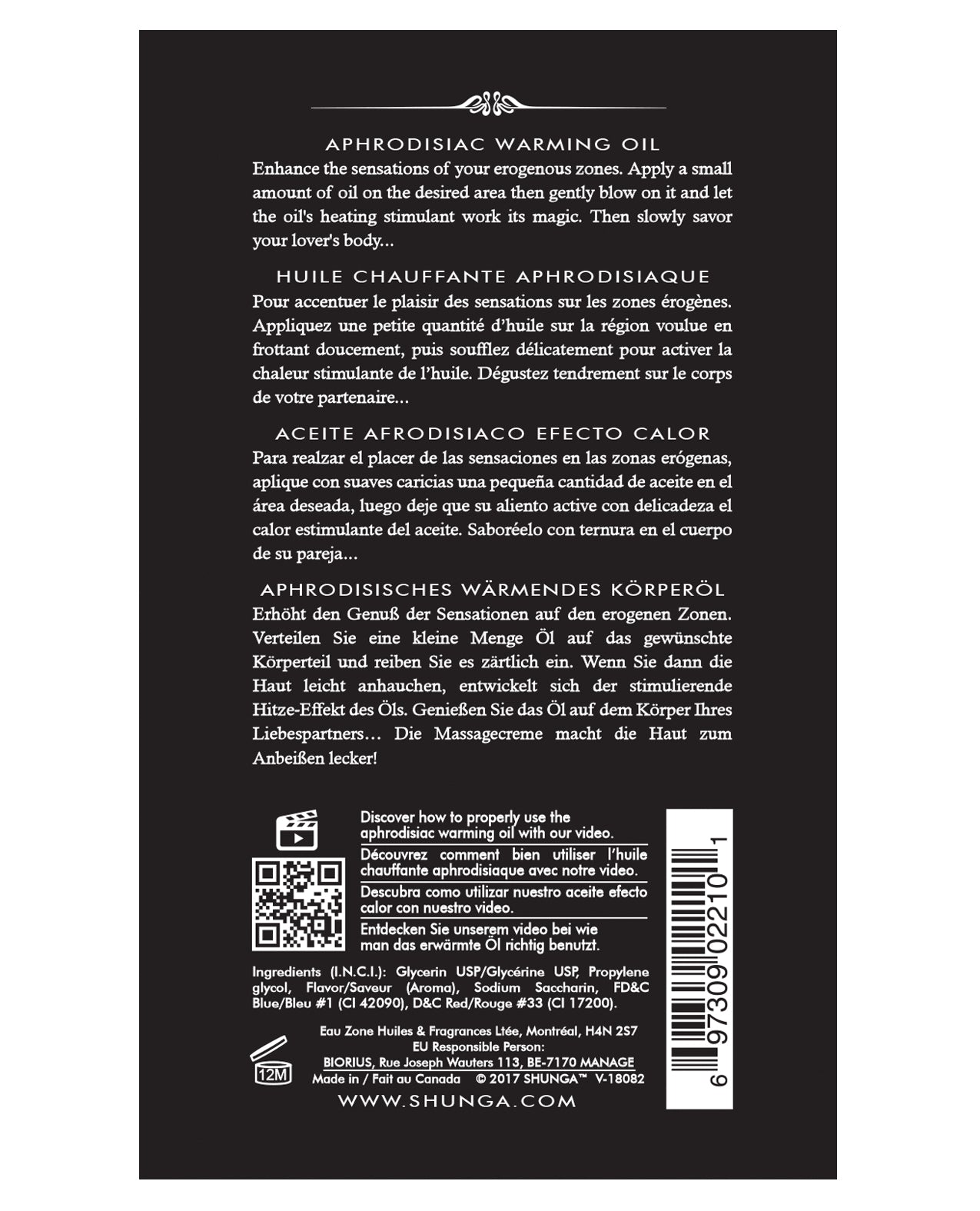 Shunga Shunga Warming Oil - 3.5 oz Coconut Thrills - Image 6