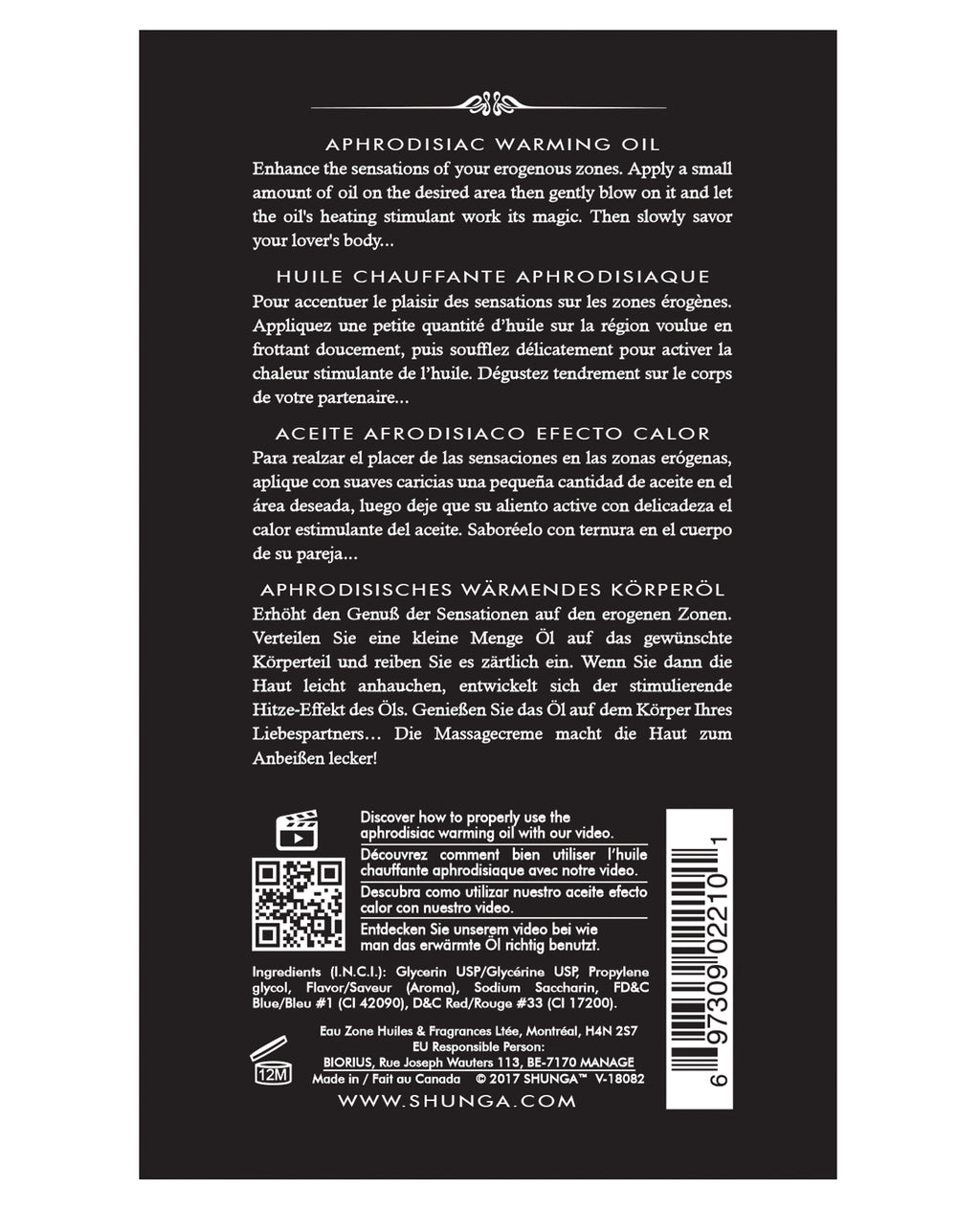 Shunga Shunga Warming Oil - 3.5 oz Coconut Thrills - Image 9