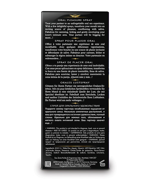 Shunga Shunga Waves of Pleasure Oral Pleasure Spray - .66 oz Exotic Fruits - Image 3