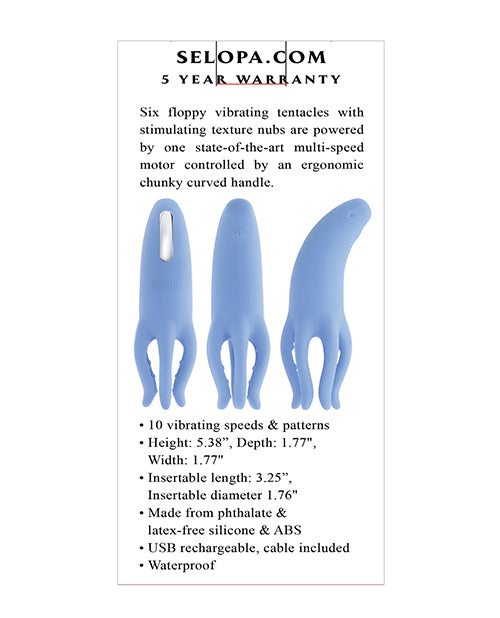 Selopa Selopa Tentacle Tickler Masturbator - Blue - Image 7