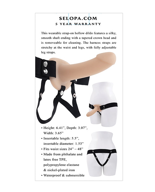 Selopa Our First Hollow Strap On - Light