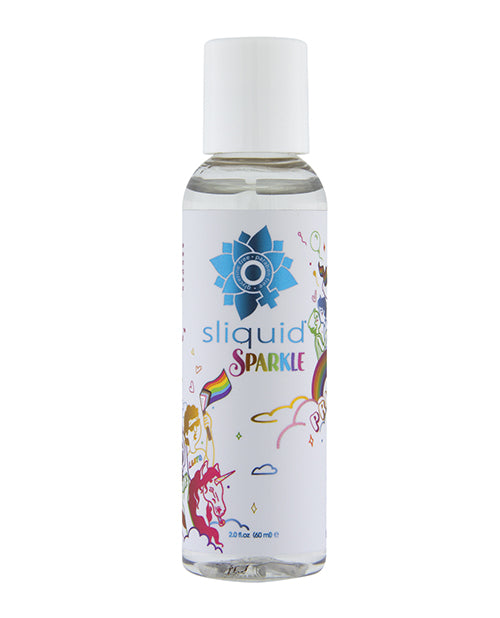Sliquid Sliquid Naturals Sparkle Pride Water Based Lube - 2 oz - Image 3