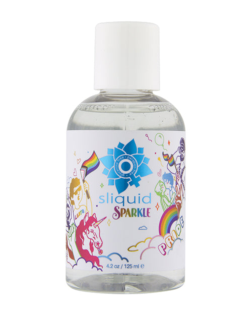 Sliquid Sliquid Naturals Sparkle Pride Water Based Lube - 4.2 oz - Image 4