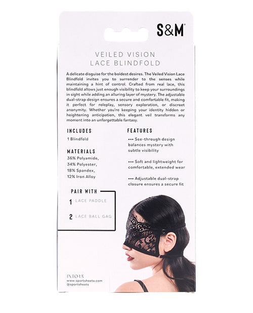 Sex & Mischief Veiled Vision Lace Blindfold