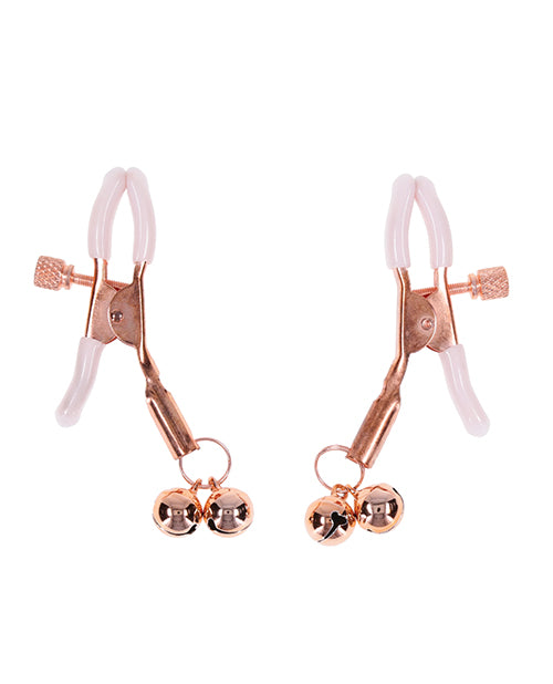 Sex & Mischief Peaches 'n CreaMe Bell Nipple Clamps