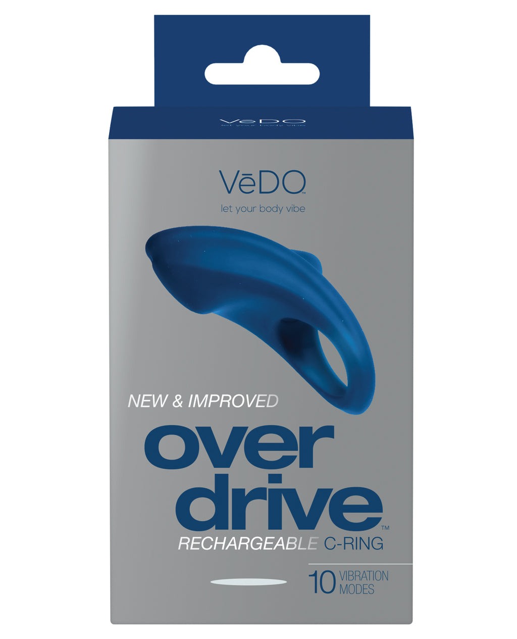 VeDO VeDO Overdrive Plus Rechargeable C Ring - Midnight Madness - Image 3