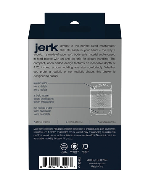 VeDO VeDO Jerk Masturbation Sleeve - Black/Clear - Image 12