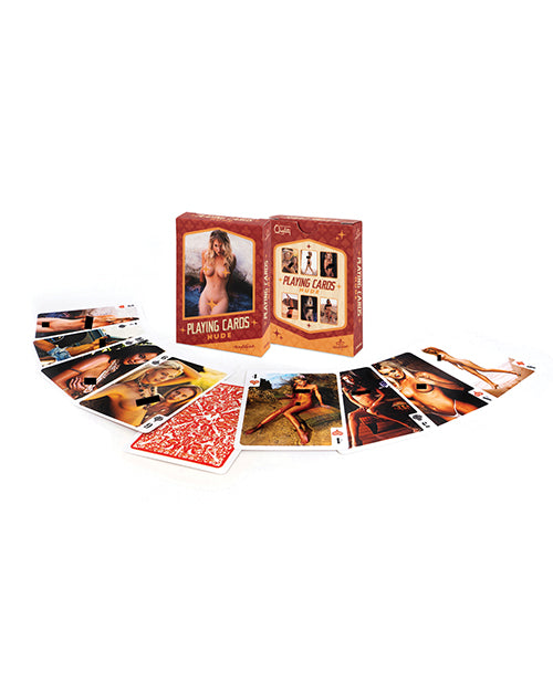 Wood Rocket Nude Playing Cards