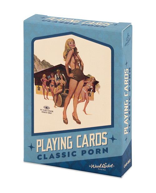 Wood Rocket Classic Porn Playing Cards