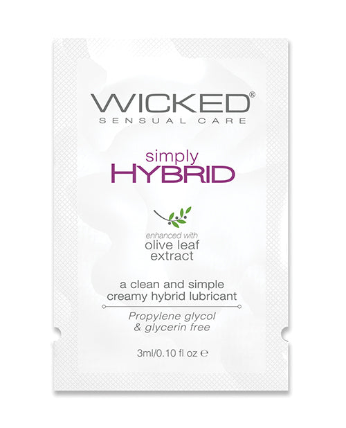 Wicked Sensual Care Wicked Sensual Care Simply Hybrid Lubricant - .1 oz - Image 3