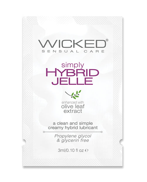 Wicked Sensual Care Wicked Sensual Care Simply Hybrid Jelle Lubricant - .1 oz - Image 3