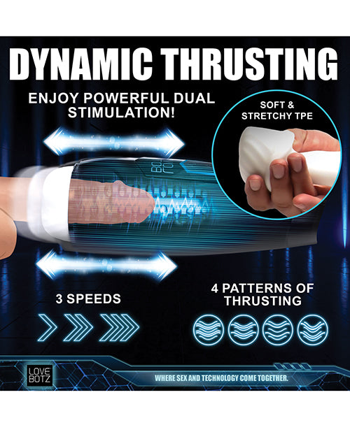 The Milker The Milker Max Thrusting & Vibrating Masturbator - Black - Image 5
