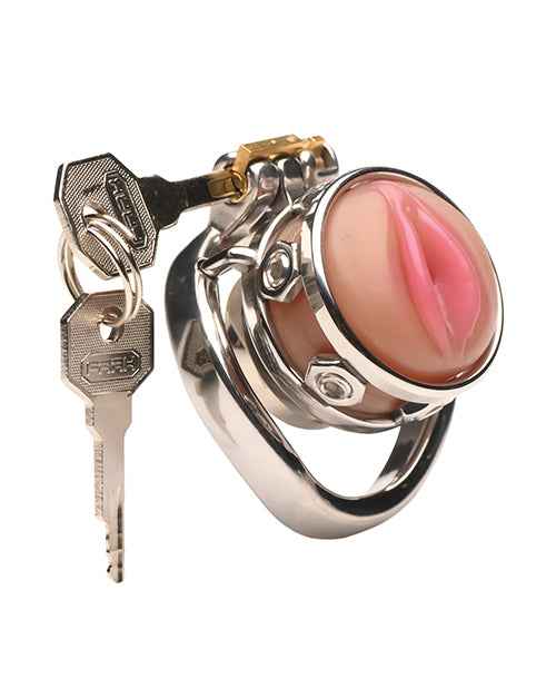 Master Series Pussy Boy Metal Chastity Cage