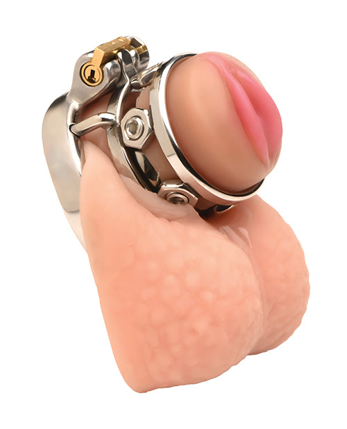 Master Series Pussy Boy Metal Chastity Cage