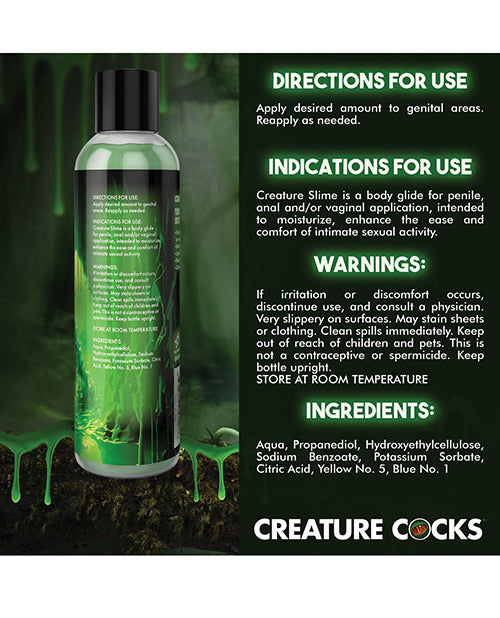 Creature Cocks - Creature Slime Green Slime Water-Based Lubricant 8 oz
