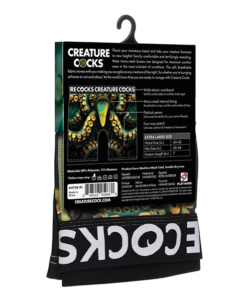 Creature Cocks - Creature Wear Monstropus Tentacled Monster Boxer Shorts - XL