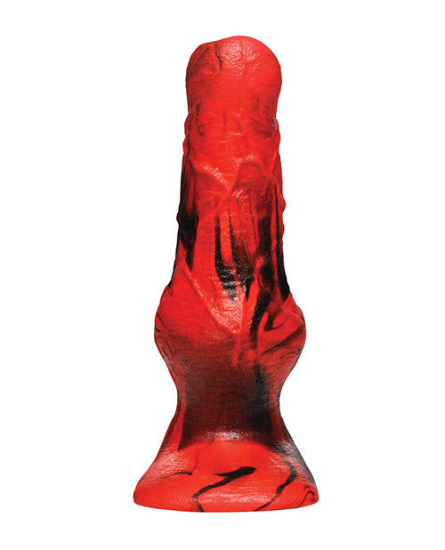 Creature Cocks Hellhound Silicone Penis Enhancer - Red/Black